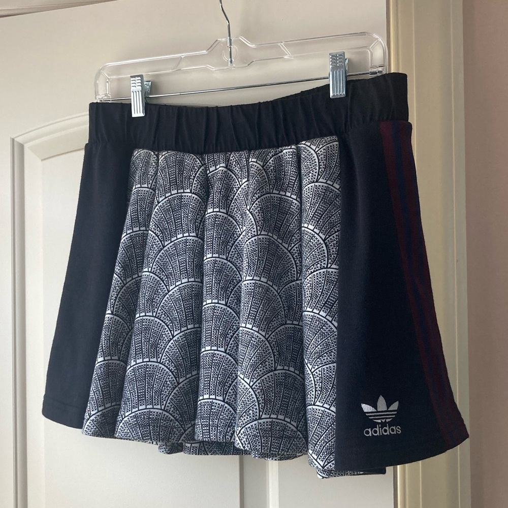 Adidas Black and White Skirt